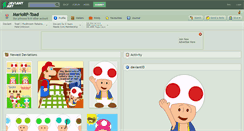 Desktop Screenshot of mariorp-toad.deviantart.com
