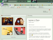 Tablet Screenshot of bybibo.deviantart.com
