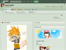 Tablet Screenshot of masterredplz.deviantart.com