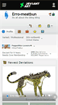 Mobile Screenshot of erro-meatbun.deviantart.com