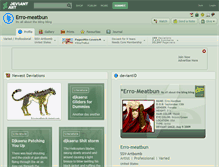 Tablet Screenshot of erro-meatbun.deviantart.com