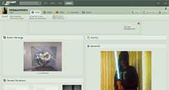 Desktop Screenshot of nickasummers.deviantart.com