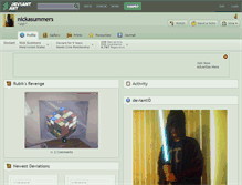 Tablet Screenshot of nickasummers.deviantart.com
