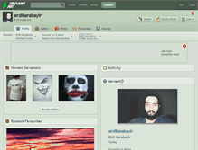 Tablet Screenshot of erdikarabayir.deviantart.com