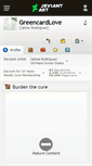 Mobile Screenshot of greencardlove.deviantart.com