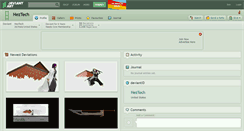 Desktop Screenshot of heztech.deviantart.com