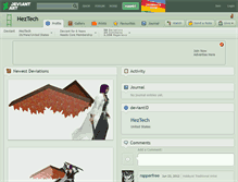 Tablet Screenshot of heztech.deviantart.com