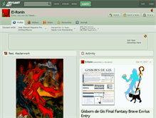 Tablet Screenshot of el-ronin.deviantart.com