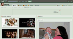 Desktop Screenshot of hazelxxx.deviantart.com
