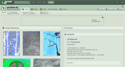 Desktop Screenshot of christine-dc.deviantart.com