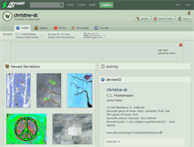 Tablet Screenshot of christine-dc.deviantart.com
