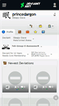 Mobile Screenshot of princedargon.deviantart.com