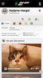 Mobile Screenshot of madame-margot.deviantart.com