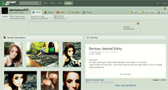 Desktop Screenshot of dakotaskye555.deviantart.com