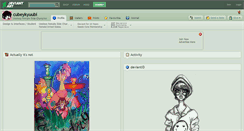Desktop Screenshot of cubeykyuubi.deviantart.com