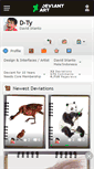 Mobile Screenshot of d-ty.deviantart.com