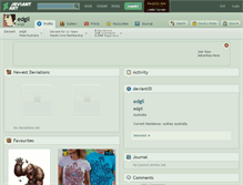 Tablet Screenshot of edgil.deviantart.com