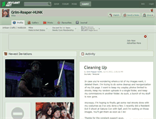 Tablet Screenshot of grim-reaper-hunk.deviantart.com