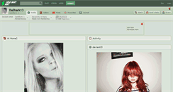 Desktop Screenshot of dashark13.deviantart.com