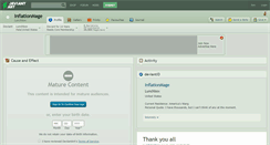 Desktop Screenshot of inflationmage.deviantart.com