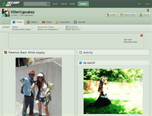 Tablet Screenshot of killercupcakey.deviantart.com