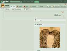 Tablet Screenshot of kikku.deviantart.com