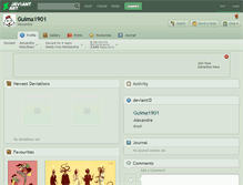 Tablet Screenshot of guima1901.deviantart.com