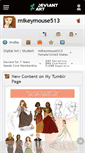 Mobile Screenshot of mikeymouse513.deviantart.com