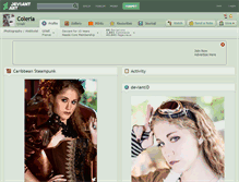 Tablet Screenshot of coleria.deviantart.com