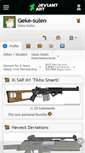 Mobile Screenshot of geke-sulen.deviantart.com