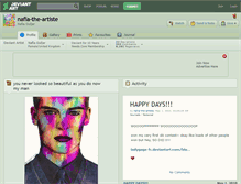 Tablet Screenshot of nafia-the-artiste.deviantart.com