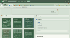 Desktop Screenshot of mala.deviantart.com