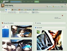 Tablet Screenshot of bully-bunny.deviantart.com