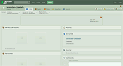 Desktop Screenshot of lavender-cheetah.deviantart.com