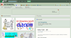 Desktop Screenshot of anti-waluigixdaisy.deviantart.com