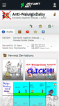 Mobile Screenshot of anti-waluigixdaisy.deviantart.com