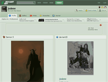 Tablet Screenshot of jodeee.deviantart.com