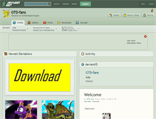Tablet Screenshot of gtd-fans.deviantart.com