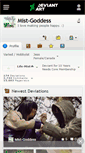 Mobile Screenshot of mist-goddess.deviantart.com