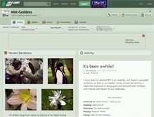 Tablet Screenshot of mist-goddess.deviantart.com