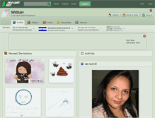 Tablet Screenshot of ishizusv.deviantart.com