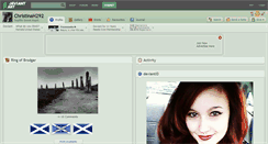 Desktop Screenshot of christinah292.deviantart.com