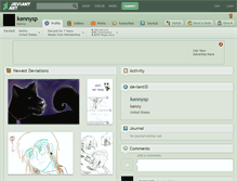 Tablet Screenshot of kennysp.deviantart.com