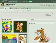 Tablet Screenshot of lazloxedward-club.deviantart.com