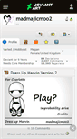 Mobile Screenshot of madmajicmoo2.deviantart.com