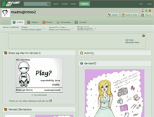 Tablet Screenshot of madmajicmoo2.deviantart.com