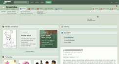 Desktop Screenshot of crossxlobos.deviantart.com