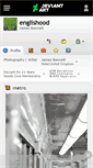 Mobile Screenshot of englishood.deviantart.com