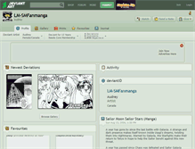 Tablet Screenshot of lm-smfanmanga.deviantart.com