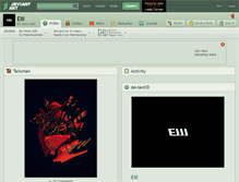 Tablet Screenshot of eiii.deviantart.com